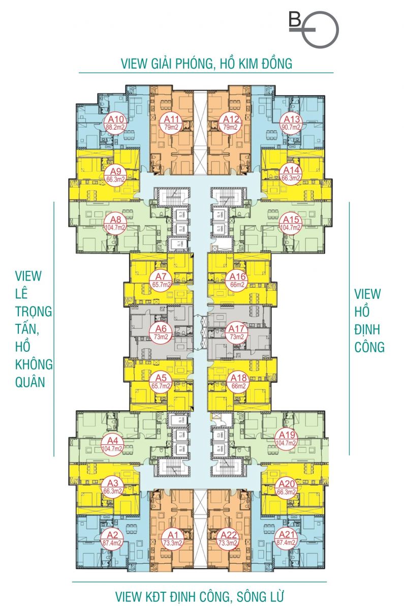 Chung cư Sky Central 12